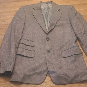 Classic Men's Tweed Tan Blazer